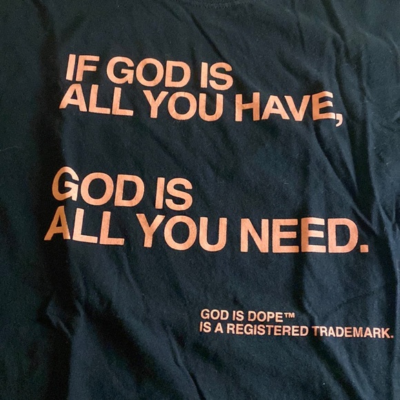 (E1) God is Dope Sz Med t-shirt - Picture 1 of 5